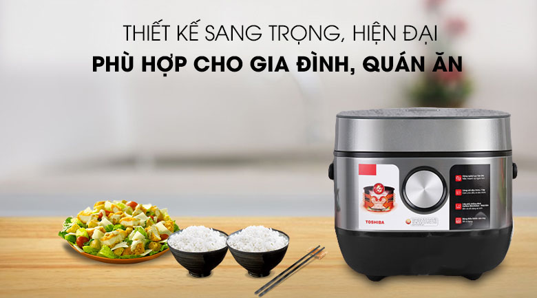 Nồi cơm điện cao tần Toshiba 1.8 lít RC-18IP1PV