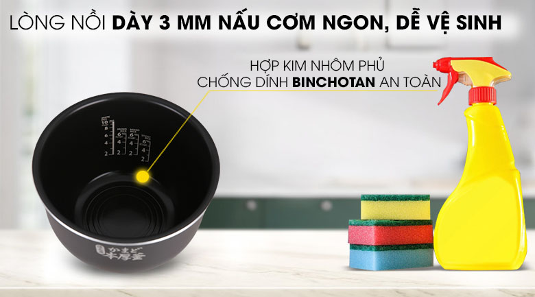 Nồi cơm điện cao tần Toshiba 1.8 lít RC-18IP1PV