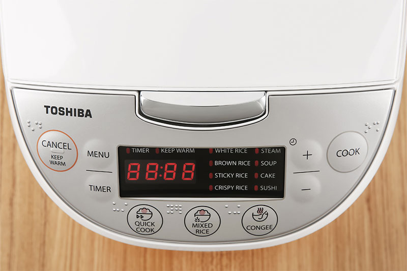 Nồi cơm điện tử Toshiba 1 lít RC-10DH2PV(W)
