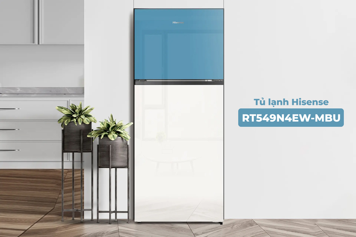 Tủ lạnh Hisense Inverter 424 lít RT549N4EW-MBU Tủ lạnh Hisense Inverter 424 lít RT549N4EW-MBU