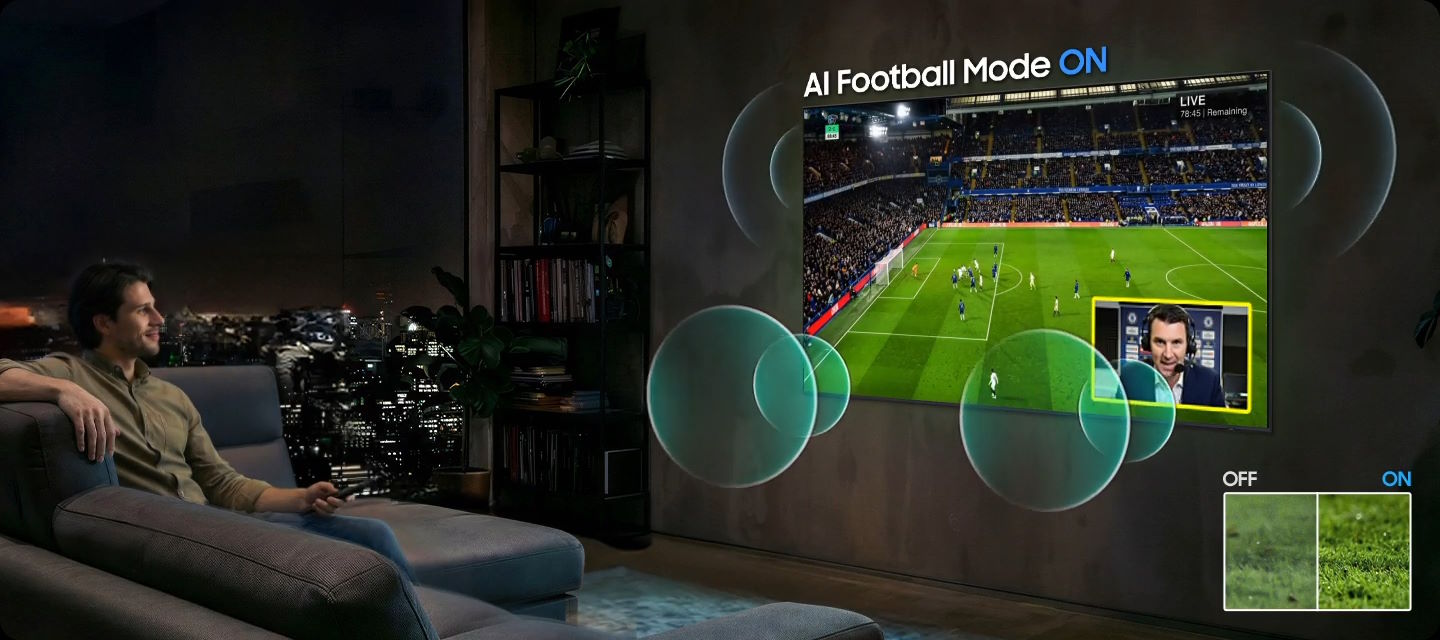 Smart Tivi Mini LED Samsung AI 4K 75 inch UA75M80HA