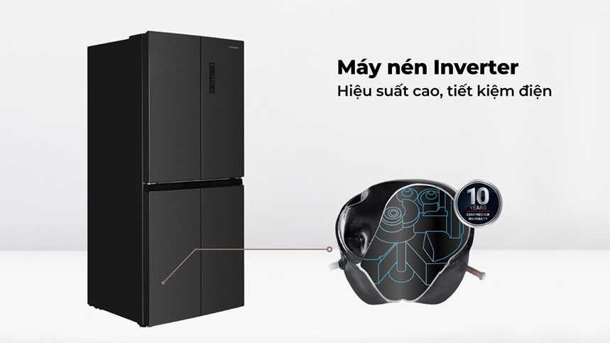 Tủ lạnh Hitachi Inverter 422 lít HR4N7462DSDXVN Tủ lạnh Hitachi Inverter 422 lít HR4N7462DSDXVN