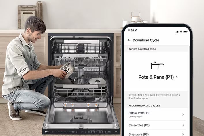 Máy rửa bát độc lập LG LDN14BLA5