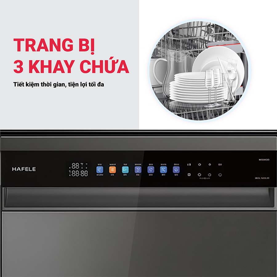 Máy rửa bát độc lập Hafele HDW-F601G