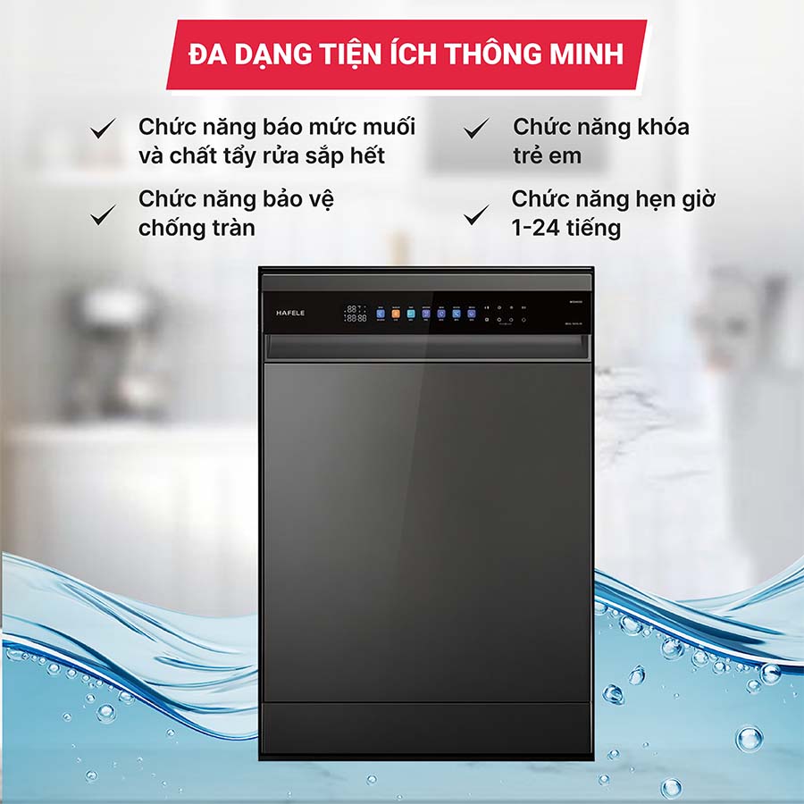 Máy rửa bát độc lập Hafele HDW-F601G