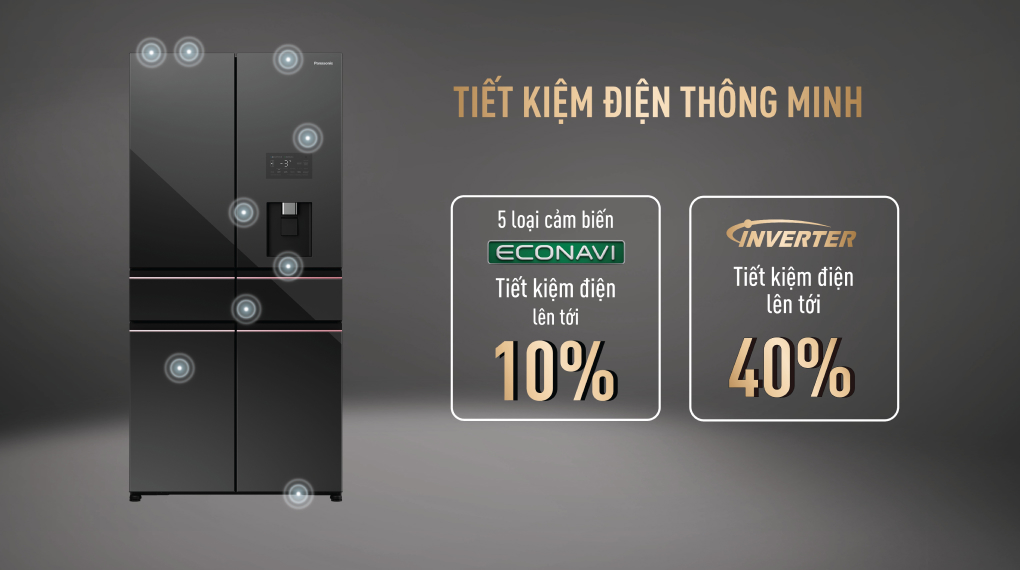 Tủ lạnh Panasonic Inverter 650 lít PRIME+ Edition Multi Door NR-WY720ZMMV Tủ lạnh Panasonic Inverter 650 lít PRIME+ Edition Multi Door NR-WY720ZMMV