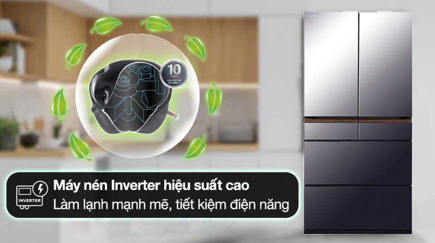 Tủ lạnh Hitachi Inverter 670 lít R-GW670TV Tủ lạnh Hitachi Inverter 670 lít R-GW670TV