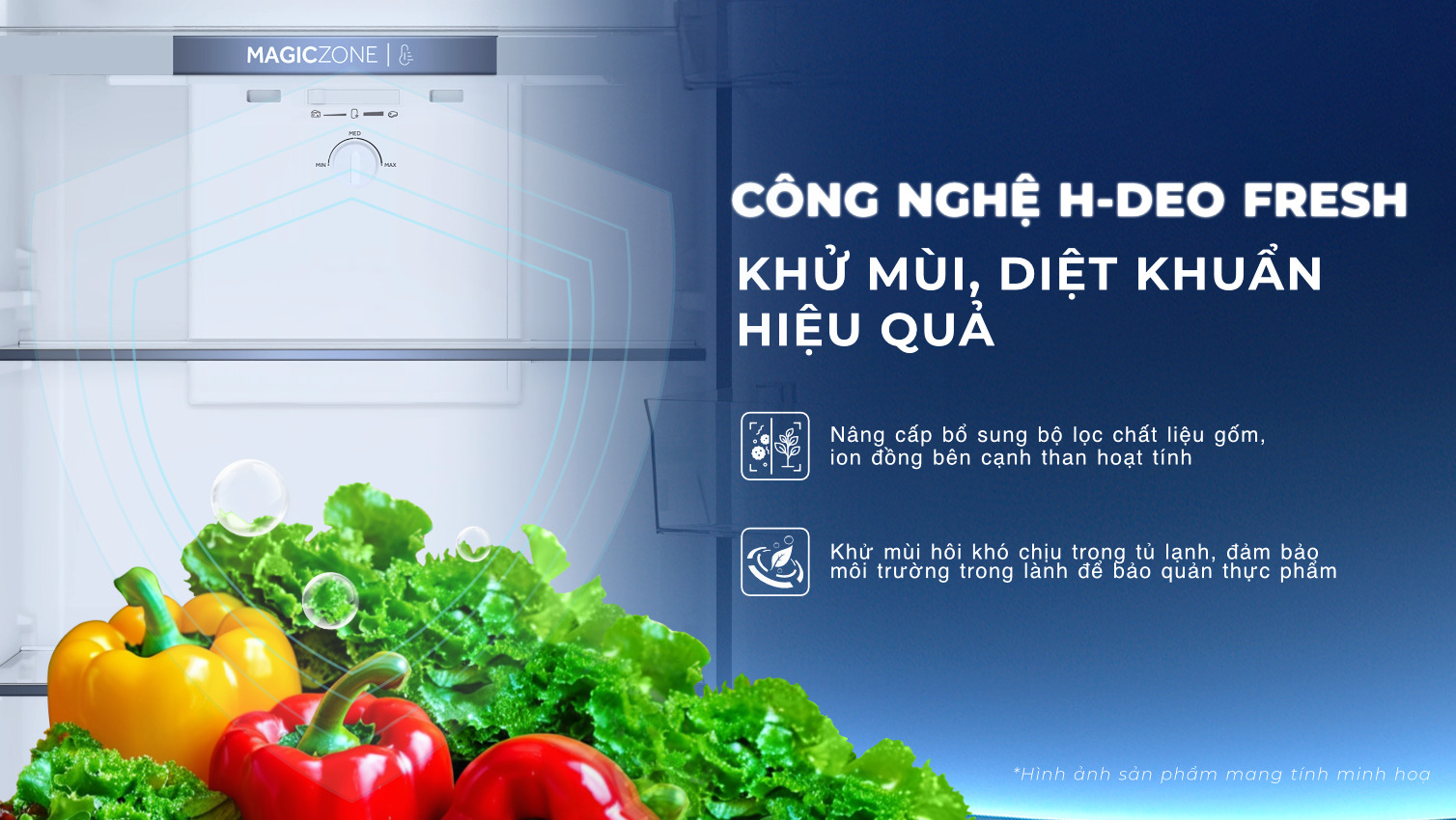 Tủ lạnh Aqua Inverter 236L AQR-T265FA(LB)