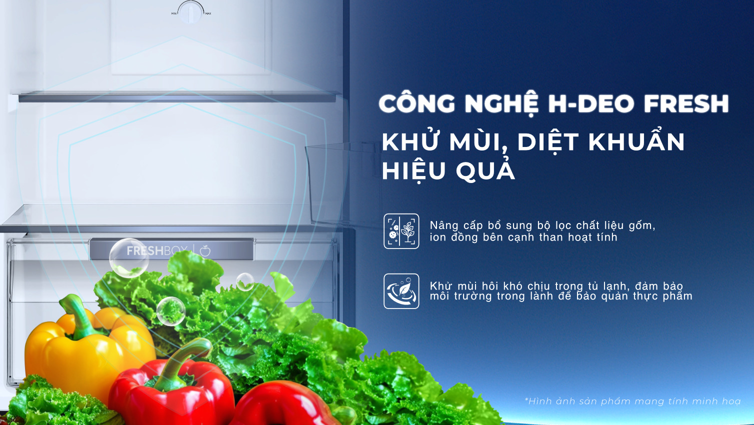 Tủ lạnh Aqua Inverter 189L AQR-T225FA(LB)