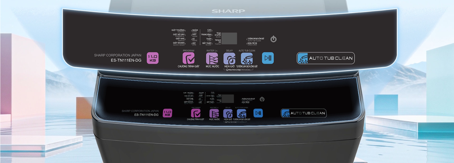 Máy giặt Sharp 10 kg ES-TN101EN-DG Máy giặt Sharp 10 kg ES-TN101EN-DG