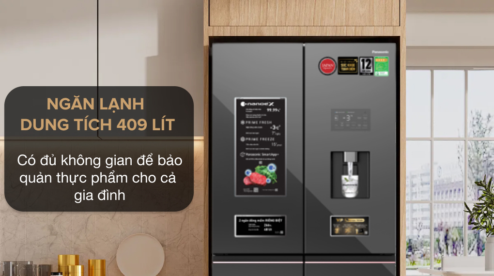 Tủ lạnh Panasonic Inverter 621 lít PRIME+ Edition Multi Door NR-XY680YMMV Tủ lạnh Panasonic Inverter 621 lít PRIME+ Edition Multi Door NR-XY680YMMV