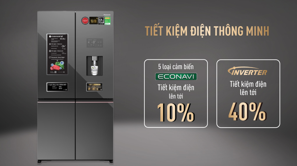 Tủ lạnh Panasonic Inverter 621 lít PRIME+ Edition Multi Door NR-XY680YMMV Tủ lạnh Panasonic Inverter 621 lít PRIME+ Edition Multi Door NR-XY680YMMV
