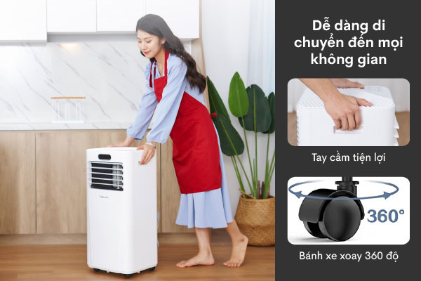 Điều hòa di động thông minh FujiHome PAC09 Điều hòa di động thông minh FujiHome PAC09