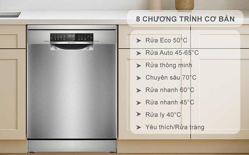 Máy rửa bát 14 bộ Bosch SMS6ZCI01P