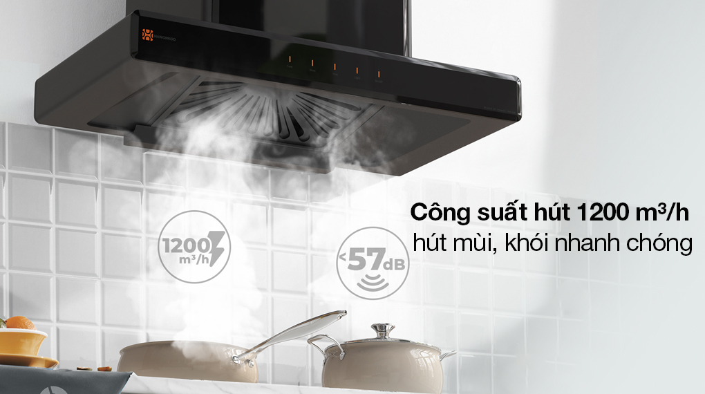 Máy hút mùi áp tường Hawonkoo HRH-702