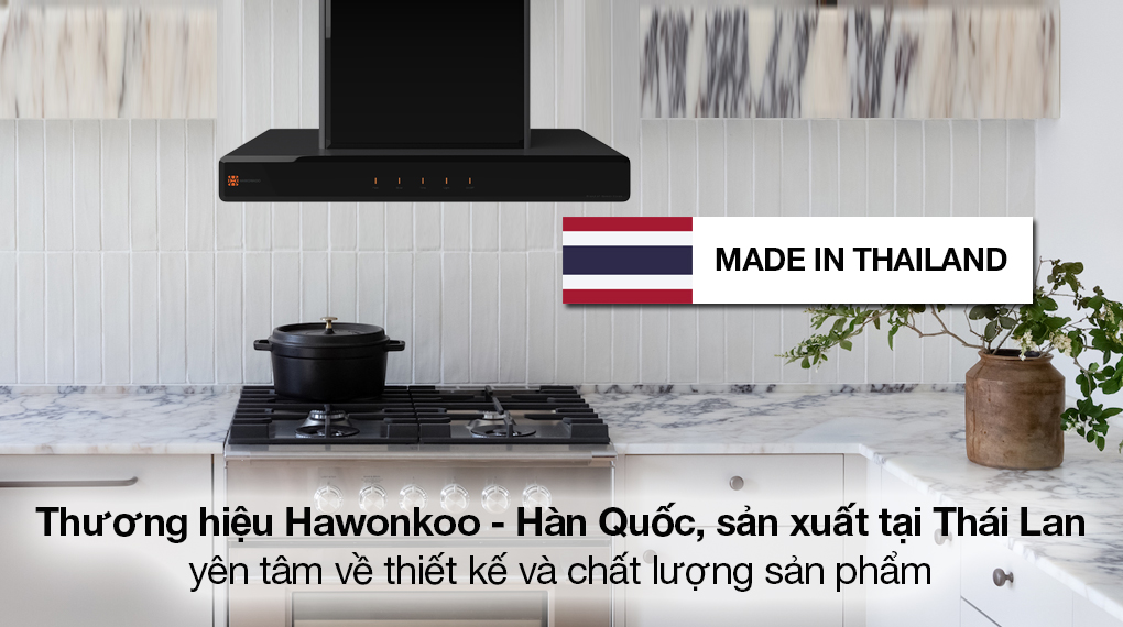 Máy hút mùi áp tường Hawonkoo HRH-702