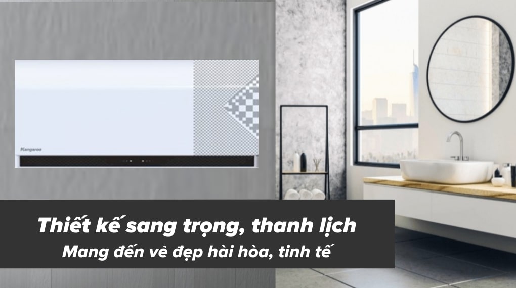 Bình nước nóng gián tiếp Kangaroo 15 lít 2500W KG79A1 Bình nước nóng gián tiếp Kangaroo 15 lít 2500W KG79A1
