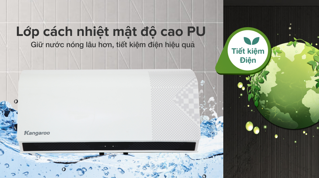 Bình nước nóng gián tiếp Kangaroo 22 lít 2500W KG79A2
