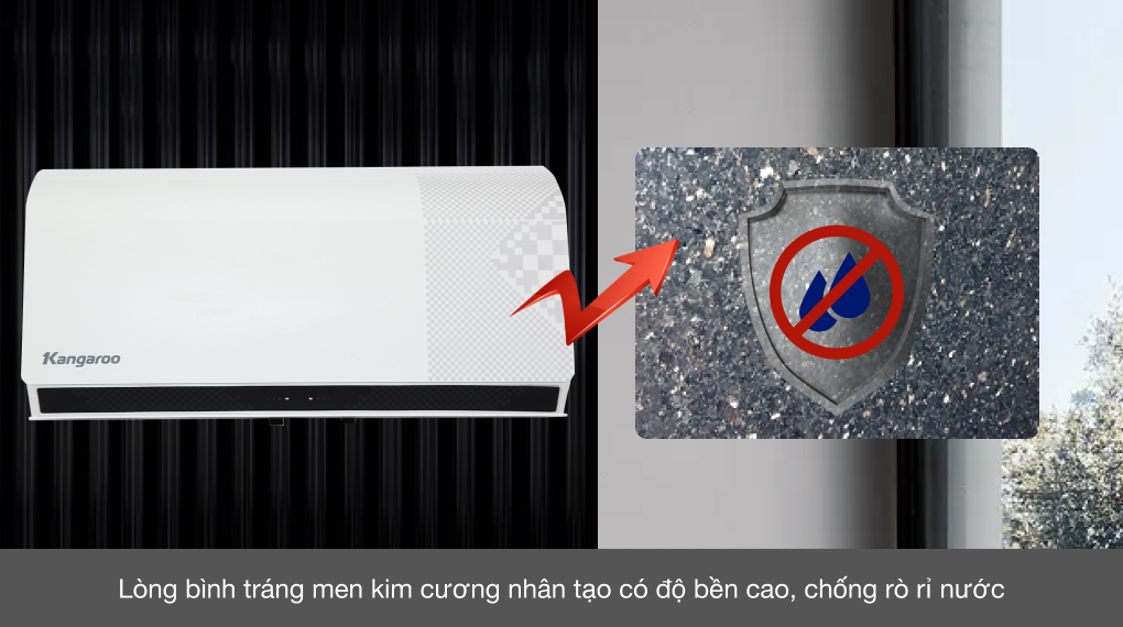 Bình nước nóng gián tiếp Kangaroo 30 lít 2500W KG79A3