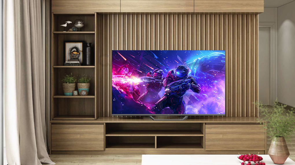 Google Tivi QLED Aqua 4K 55 inch AQT55S80EUX Google Tivi QLED Aqua 4K 55 inch AQT55S80EUX