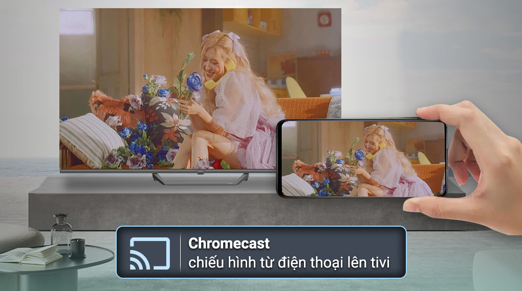 Google Tivi QLED Aqua 4K 55 inch AQT55S80EUX Google Tivi QLED Aqua 4K 55 inch AQT55S80EUX