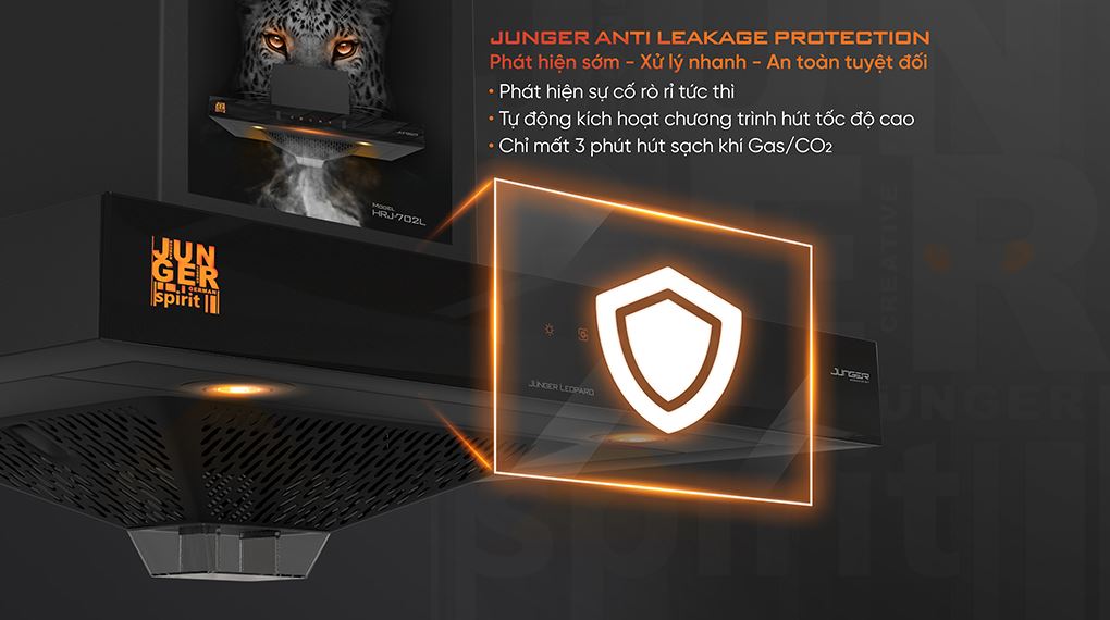 Máy hút mùi áp tường Junger Leopard HRJ-702