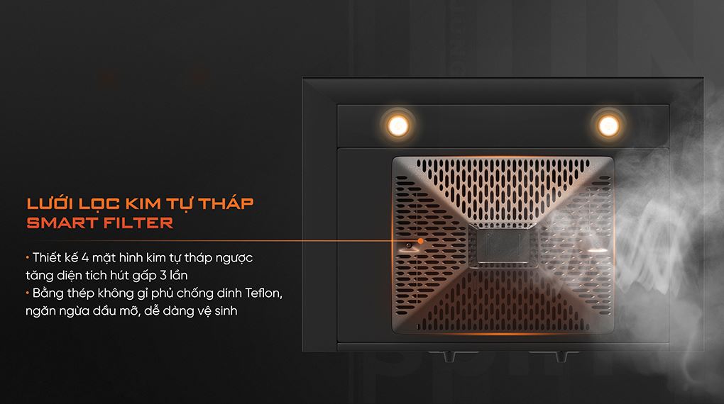Máy hút mùi áp tường Junger Leopard HRJ-702