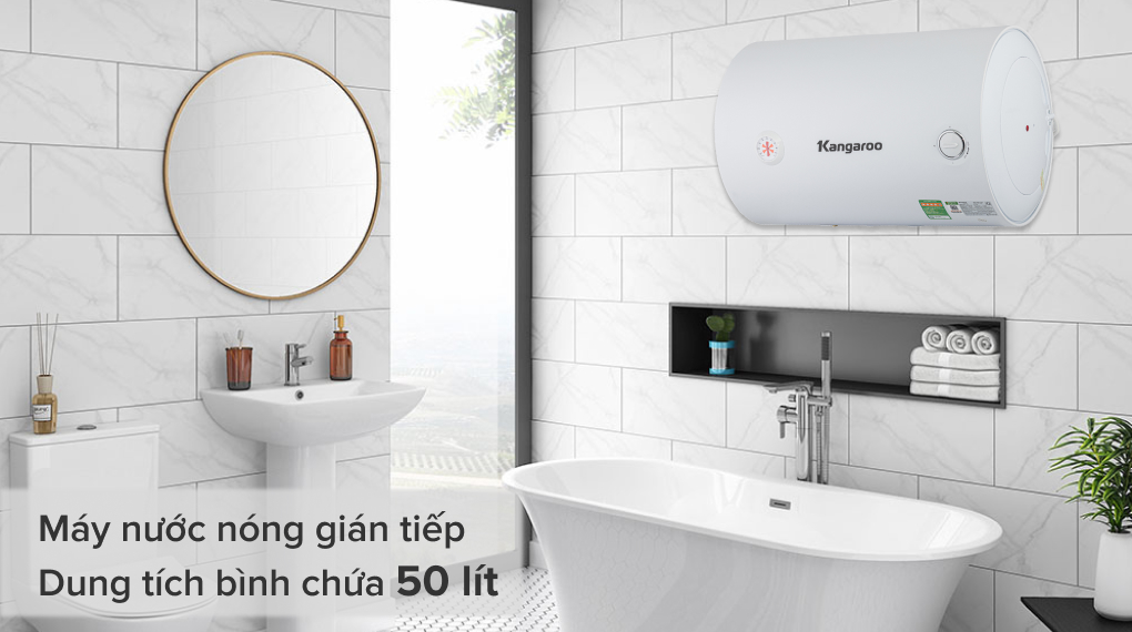 Bình nước nóng gián tiếp Kangaroo 50 lít KG73R5