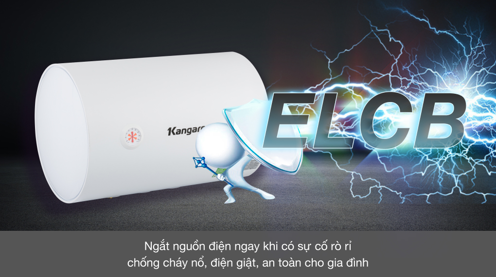 Bình nước nóng gián tiếp Kangaroo 50 lít KG73R5