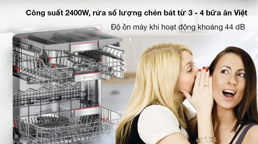 Máy rửa bát độc lập Bosch SMS4EVI14E Máy rửa bát độc lập Bosch SMS4EVI14E