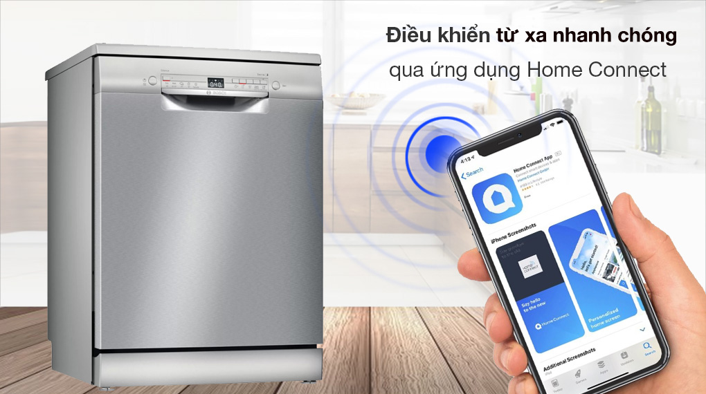 Máy rửa bát độc lập Bosch SMS4EVI14E Máy rửa bát độc lập Bosch SMS4EVI14E