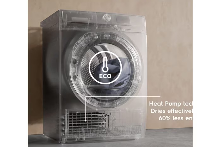 Máy sấy bơm nhiệt Electrolux 8 kg EDH803J5WCR