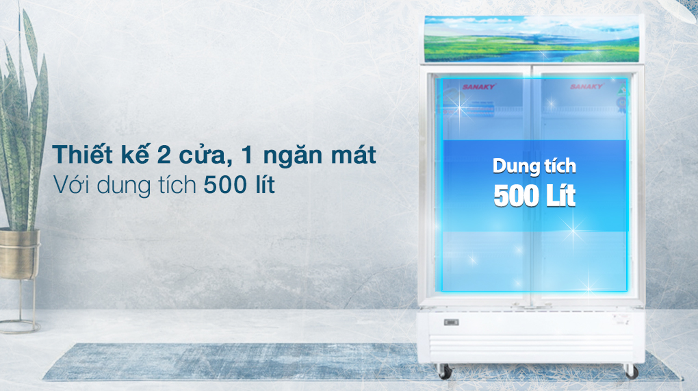 Tủ mát Sanaky 600 lít VH-6009HP