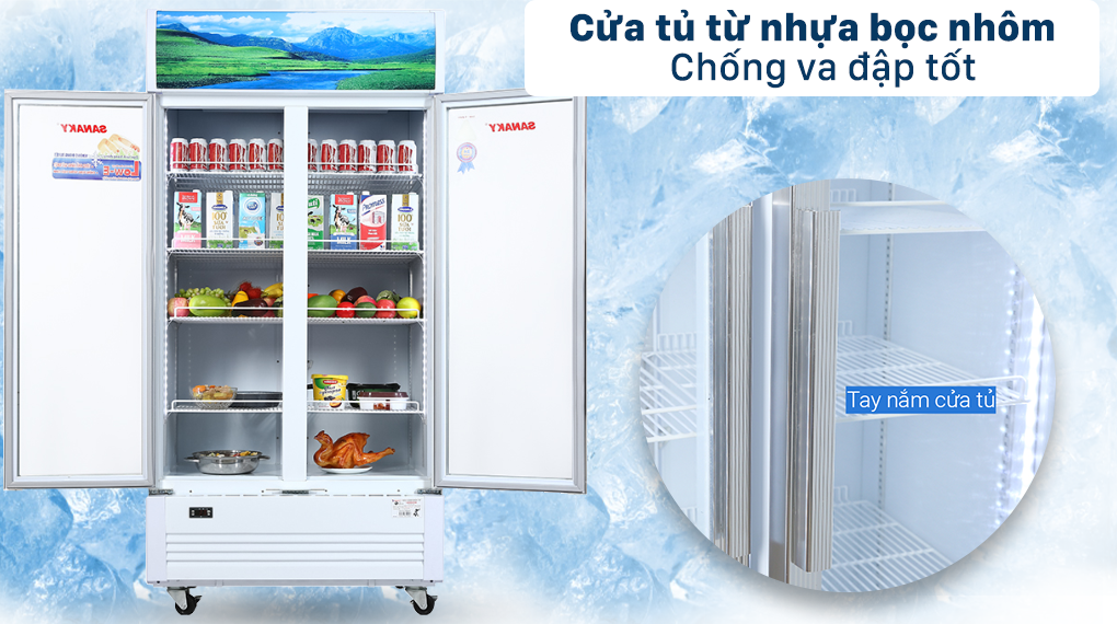 Tủ mát Sanaky 1000 lít VH-1009HP