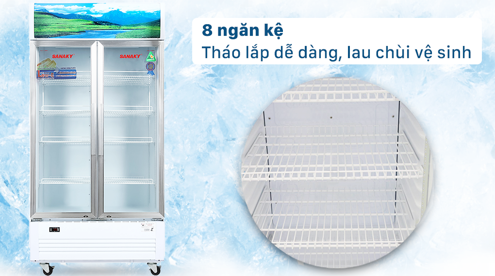 Tủ mát Sanaky 1000 lít VH-1009HP