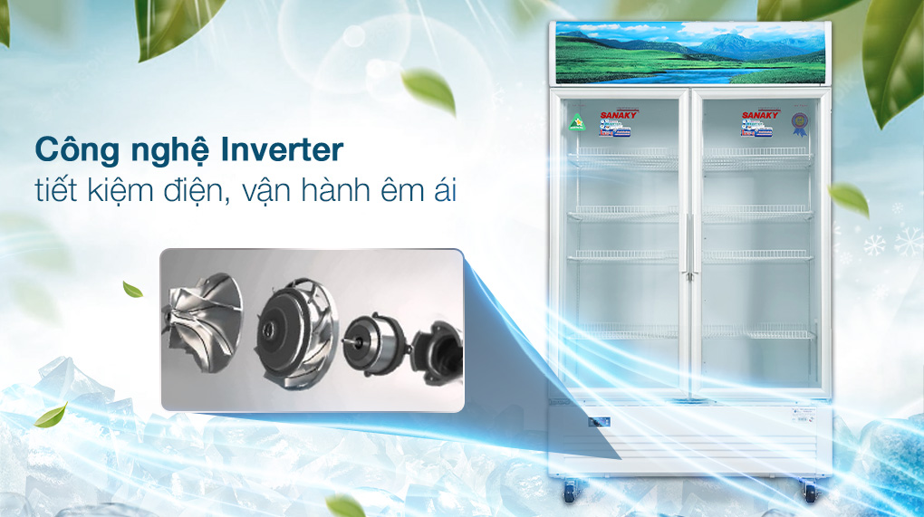 Tủ mát Inverter Sanaky 1000 lít VH-1209HP3